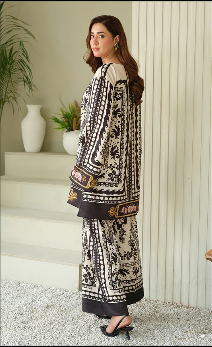 Brulee-Co-Ord Set-(2PC Stitched Set)