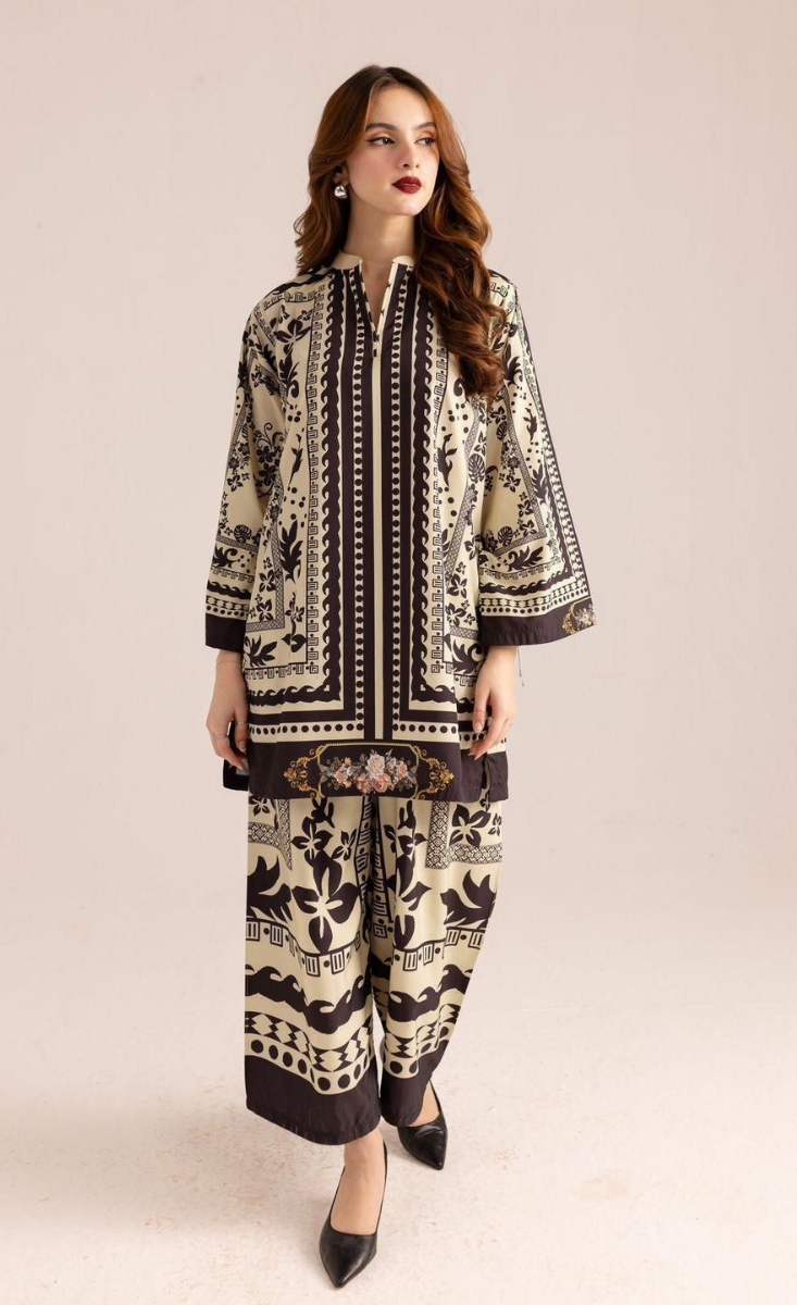 Brulee-Co-Ord Set-(2PC Stitched Set)
