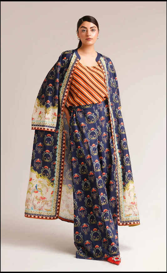 Zarnoor-Co-Ord Set-(3PC Stitched Set)