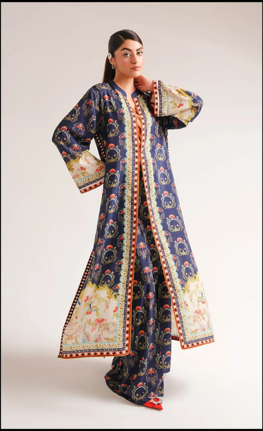 Zarnoor-Co-Ord Set-(3PC Stitched Set)