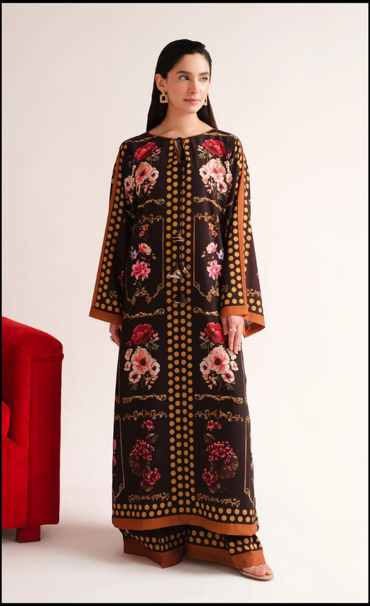 Haya-Co-Ord Set-(2PC Stitched Set)