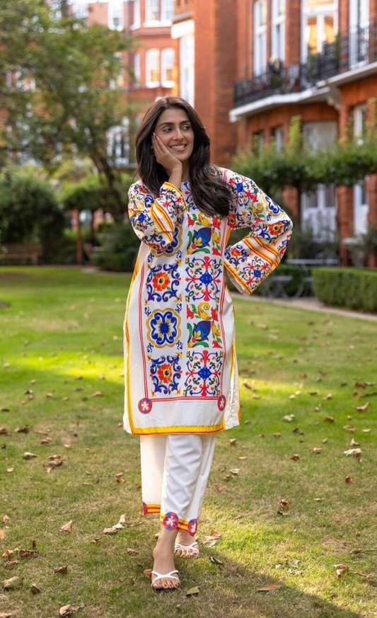 Ella-Co-Ord Set-(2PC Stitched Set)